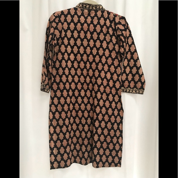 Madhurya Cotton Print Kurti Tunic, Size 38 (small) - Picture 3 of 6